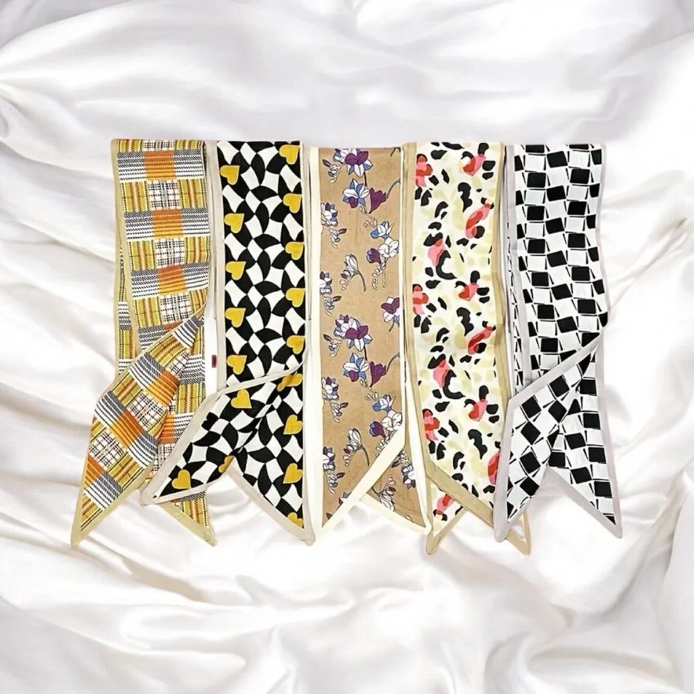 5 Piece Set Satin Vibrant‎ Style Twillies